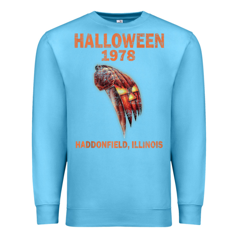 Halloween 1978 Holiday Spooky Myers Pumpkin Haddonfield Premium Sweatshirt by minhPixels | Teevron