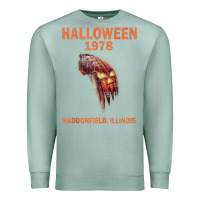 Seafoam Halloween 1978 Holiday Spooky Myers Pumpkin Haddonfield Premium Sweatshirt - minhPixels