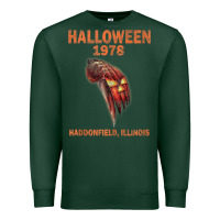 Sports Green Halloween 1978 Holiday Spooky Myers Pumpkin Haddonfield Premium Sweatshirt - minhPixels