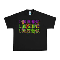 Black Louisiana Louisiana Louisiana Urban Heavy Tee - HowdyJamesFarm