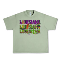 Oil Green Louisiana Louisiana Louisiana Urban Heavy Tee - HowdyJamesFarm
