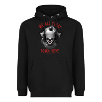 It Movie Pennywise We All Float Down Here Heavyweight Hoodie | Teevron