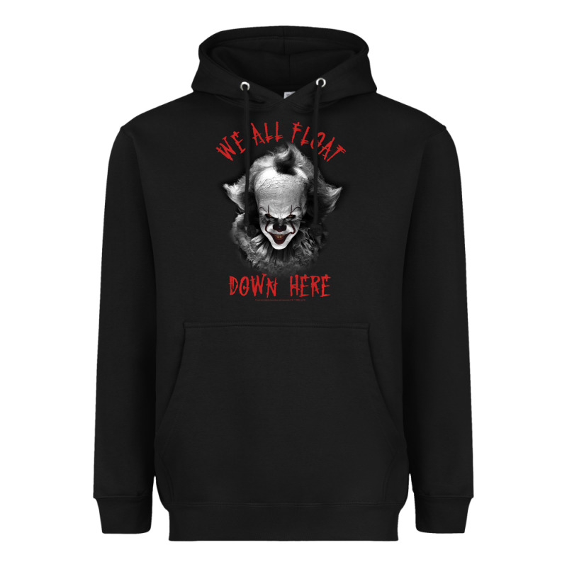 It Movie Pennywise We All Float Down Here Heavyweight Hoodie by minhPixels | Teevron