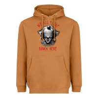 Meerkat It Movie Pennywise We All Float Down Here Heavyweight Hoodie - minhPixels