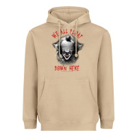 Mushroom It Movie Pennywise We All Float Down Here Heavyweight Hoodie - minhPixels