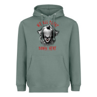 Sage It Movie Pennywise We All Float Down Here Heavyweight Hoodie - minhPixels