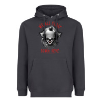 Smoke It Movie Pennywise We All Float Down Here Heavyweight Hoodie - minhPixels