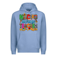 Colony Blue Nacho average Teacher Premium Hoodie - RanaPortraitStore