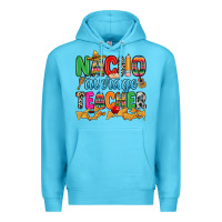 Ocean Blue Nacho average Teacher Premium Hoodie - RanaPortraitStore
