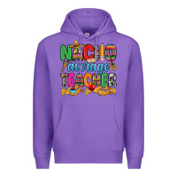 Purple Nacho average Teacher Premium Hoodie - RanaPortraitStore