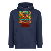 Navy cowgirls just wanna have fun 12 oz can cooler (regular) Heavyweight Hoodie - Artiststas