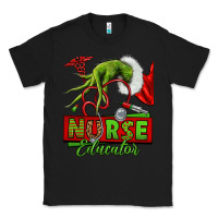 Black grinch hand nurse educator Classic Tee - NancyCooperArtShop