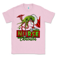 Bubblegum Pink grinch hand nurse educator Classic Tee - NancyCooperArtShop