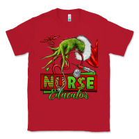 Red grinch hand nurse educator Classic Tee - NancyCooperArtShop