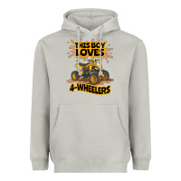 Moon Dust Kids Atv Outfit 4 Wheeler Mudding Gift- Boys Four Wheeler Heavyweight Hoodie - minhPixels