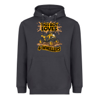Smoke Kids Atv Outfit 4 Wheeler Mudding Gift- Boys Four Wheeler Heavyweight Hoodie - minhPixels