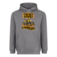 Storm Kids Atv Outfit 4 Wheeler Mudding Gift- Boys Four Wheeler Heavyweight Hoodie - minhPixels