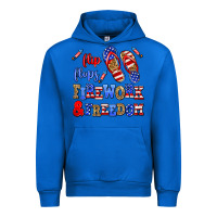 Cobalt flip flops fireworks and freedom Urban Hoodie - AdoDesignShop