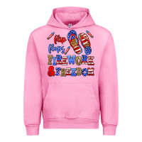 Fuchsia Pink flip flops fireworks and freedom Urban Hoodie - AdoDesignShop