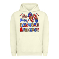 Pigment Pistachio flip flops fireworks and freedom Urban Hoodie - AdoDesignShop