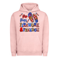 Pigment Salmon flip flops fireworks and freedom Urban Hoodie - AdoDesignShop