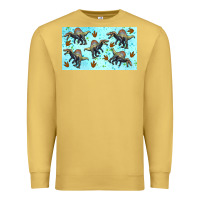 Antique Gold spinosaurus sippy cup Premium Sweatshirt - Artiststas