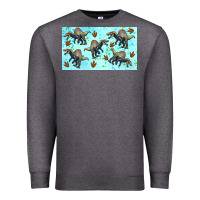 Charcoal Heather spinosaurus sippy cup Premium Sweatshirt - Artiststas