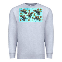 Heather Grey spinosaurus sippy cup Premium Sweatshirt - Artiststas