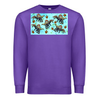 Purple spinosaurus sippy cup Premium Sweatshirt - Artiststas
