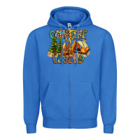 True Royal Campfire Legend Zipper Hoodie - CowhideDigitalArt