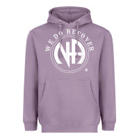 Lavender We Do Recover Narcotics Anonymous Men Women Gift Heavyweight Hoodie - minhPixels