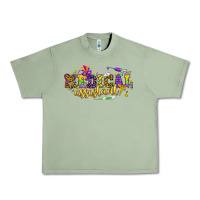 Oil Green MA Medical Assistant Mardi Gras Urban Heavy Tee - HowdyJamesFarm