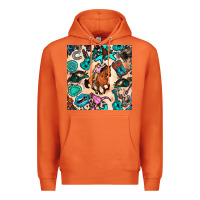 Carrot western cowgirl seamless pattern Premium Hoodie - BundleAndBundleShop