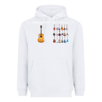 White Guitars How it Started How It's Going Guitar Players Funny Heavyweight Hoodie - minhPixels