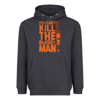 Smoke oogeyman halloween horror distressed quote orange Heavyweight Hoodie - minhPixels