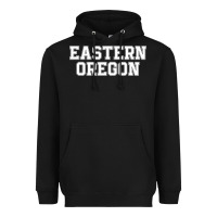 Black Eastern Oregon Athletic University College Alumni Heavyweight Hoodie - minhPixels