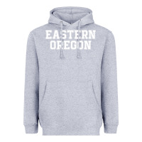 Heather Grey Eastern Oregon Athletic University College Alumni Heavyweight Hoodie - minhPixels