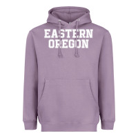 Lavender Eastern Oregon Athletic University College Alumni Heavyweight Hoodie - minhPixels
