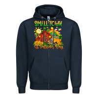 Navy Small Town St Patrick's Day Zipper Hoodie - CowhideDigitalArt