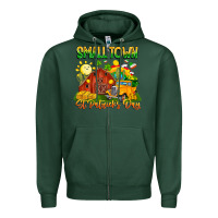 Sports Green Small Town St Patrick's Day Zipper Hoodie - CowhideDigitalArt