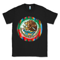 Black Mexico Coat of Arms Classic Tee - texasbilliewilder