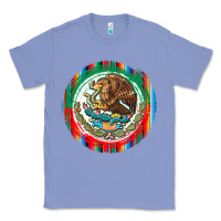 Colony Blue Mexico Coat of Arms Classic Tee - texasbilliewilder