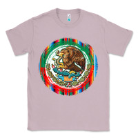 Lilac Mexico Coat of Arms Classic Tee - texasbilliewilder