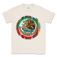 Natural Mexico Coat of Arms Classic Tee - texasbilliewilder