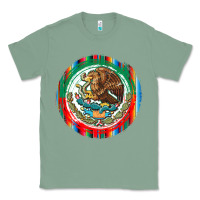 Sage Mexico Coat of Arms Classic Tee - texasbilliewilder