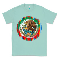 Seafoam Mexico Coat of Arms Classic Tee - texasbilliewilder