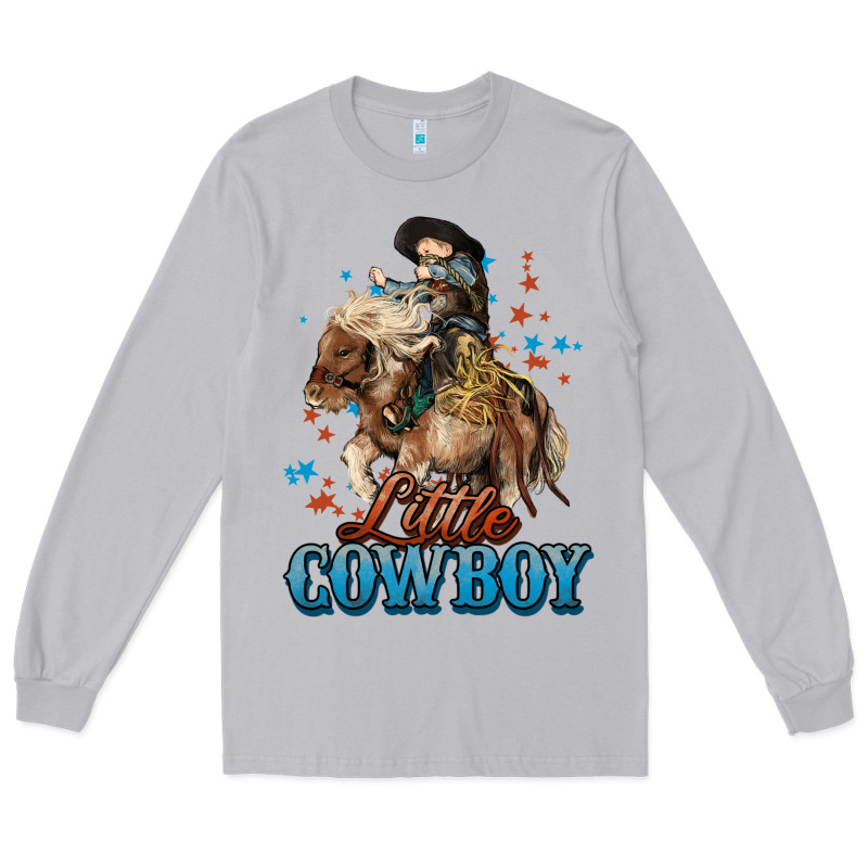 Little Cowboy Midilli Horse Kid Boy Long Sleeve Tee by HowdyJamesFarm | Teevron