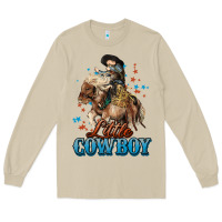 Mushroom Little Cowboy Midilli Horse kid boy Long Sleeve Tee - HowdyJamesFarm