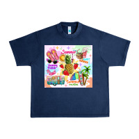 Navy summer beach Urban Heavy Tee - TumblerDesignByShophia