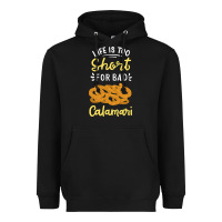 Black Calamari Squid Seafood Heavyweight Hoodie - minhPixels